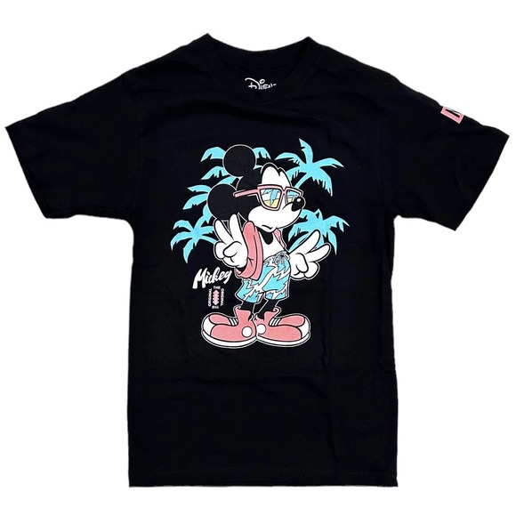 T-shirt Homme Neff Bleu Coton – Graphique Logo, Taille L, Fabrication Mexique, Neuf Sans étiquette